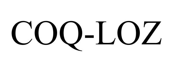 Trademark Logo COQ-LOZ