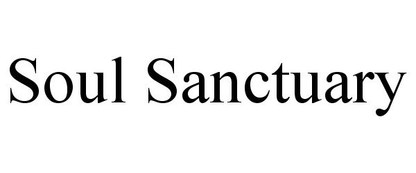 Trademark Logo SOUL SANCTUARY