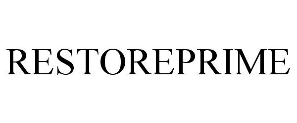 Trademark Logo RESTOREPRIME