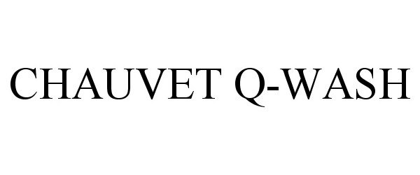 Trademark Logo CHAUVET Q-WASH