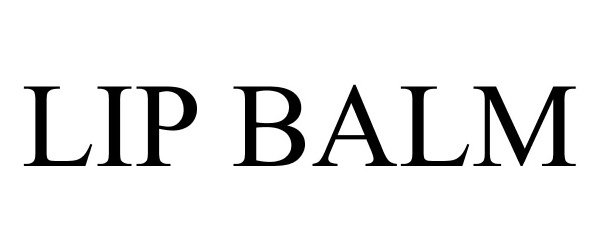 Trademark Logo LIP BALM