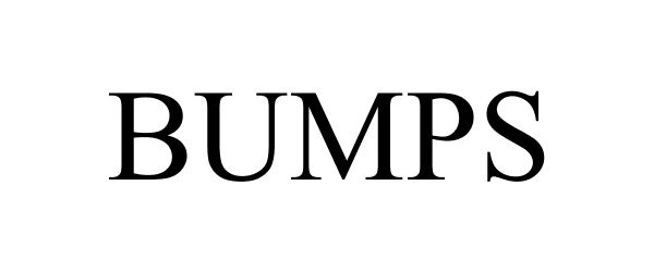 Trademark Logo BUMPS
