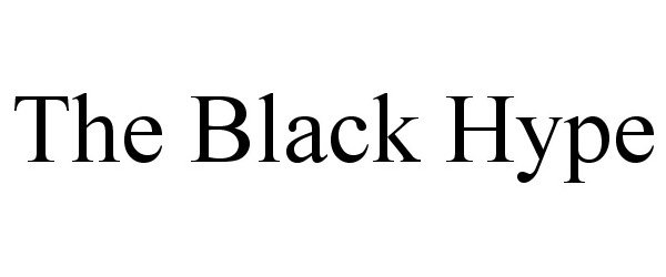 Trademark Logo THE BLACK HYPE