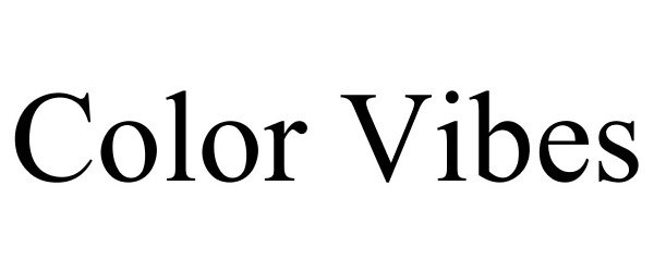 Trademark Logo COLOR VIBES