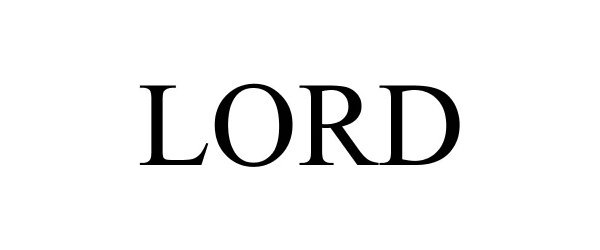 Trademark Logo LORD