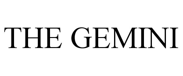Trademark Logo THE GEMINI
