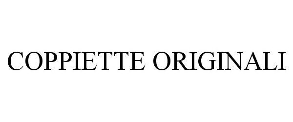 Trademark Logo COPPIETTE ORIGINALI