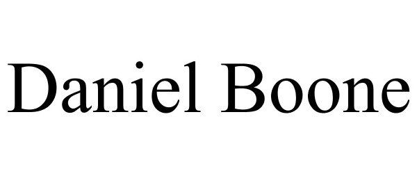 Trademark Logo DANIEL BOONE