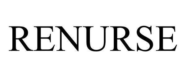 Trademark Logo RENURSE