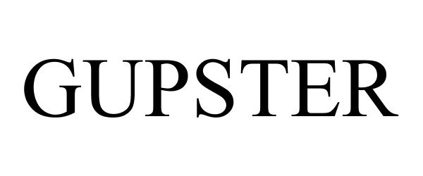 Trademark Logo GUPSTER