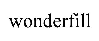 Trademark Logo WONDERFILL