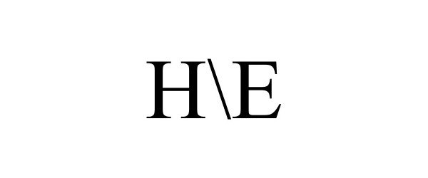Trademark Logo H\E