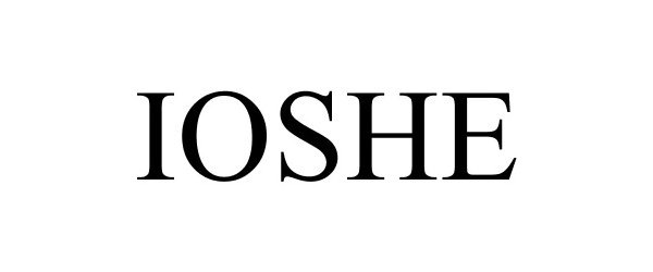 Trademark Logo IOSHE