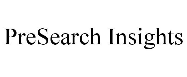  PRESEARCH INSIGHTS