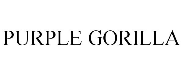 Trademark Logo PURPLE GORILLA