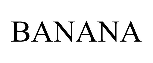 Trademark Logo BANANA