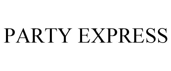 Trademark Logo PARTY EXPRESS