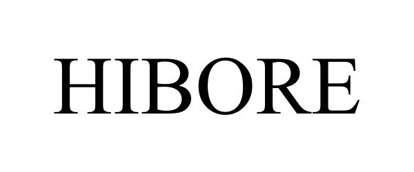 Trademark Logo HIBORE