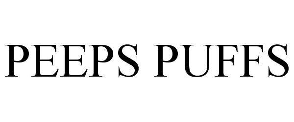 Trademark Logo PEEPS PUFFS