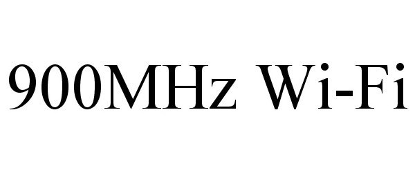 Trademark Logo 900MHZ WI-FI