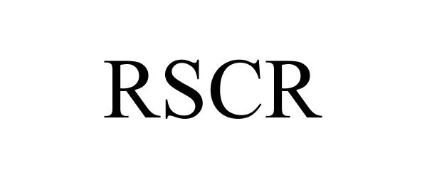 Trademark Logo RSCR