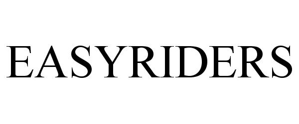 Trademark Logo EASYRIDERS