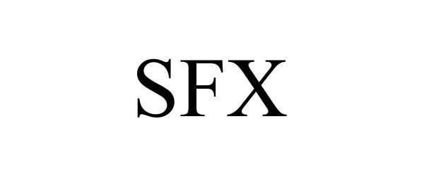 Trademark Logo SFX