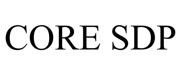 Trademark Logo CORE SDP