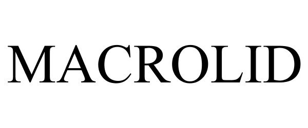 Trademark Logo MACROLID