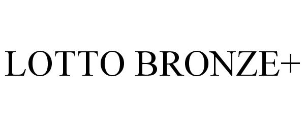 Trademark Logo LOTTO BRONZE+