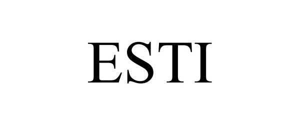 Trademark Logo ESTI