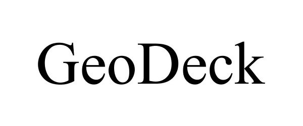 Trademark Logo GEODECK