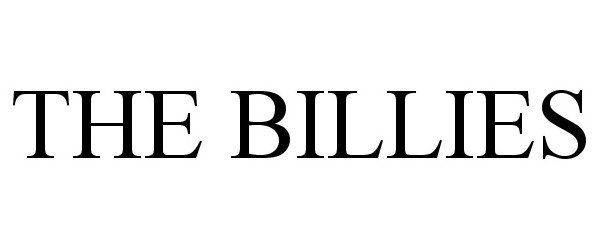 Trademark Logo THE BILLIES