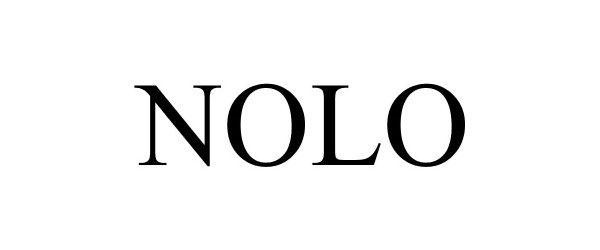Trademark Logo NOLO