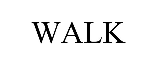 Trademark Logo WALK