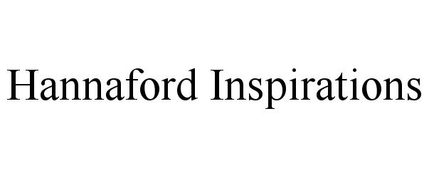 Trademark Logo HANNAFORD INSPIRATIONS
