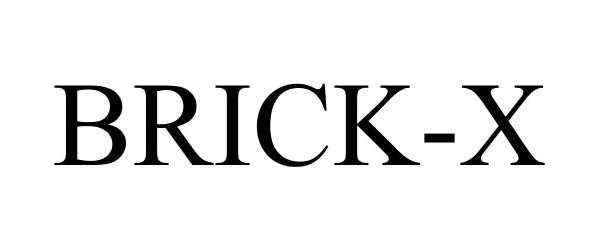 Trademark Logo BRICK-X