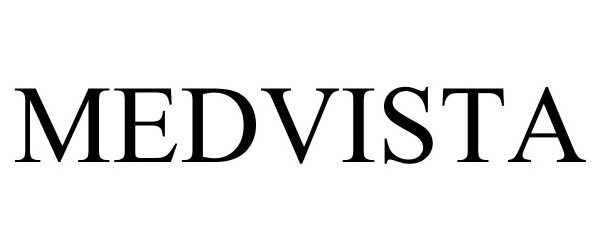 Trademark Logo MEDVISTA