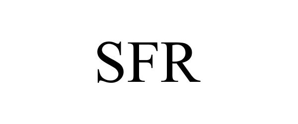 Trademark Logo SFR