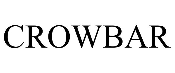 Trademark Logo CROWBAR