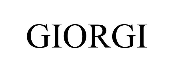 Trademark Logo GIORGI