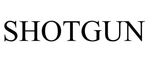 Trademark Logo SHOTGUN