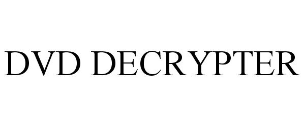 Trademark Logo DVD DECRYPTER