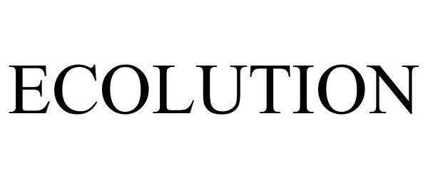 Trademark Logo ECOLUTION