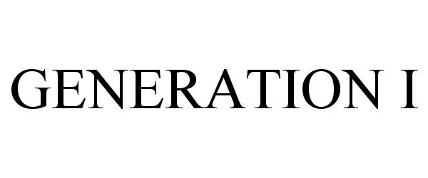  GENERATION I