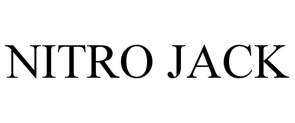 Trademark Logo NITRO JACK