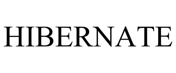 Trademark Logo HIBERNATE