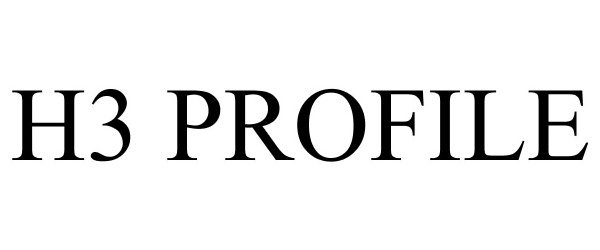Trademark Logo H3 PROFILE