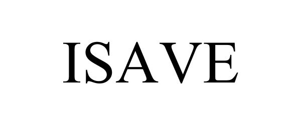 Trademark Logo ISAVE