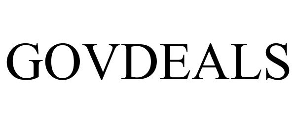 Trademark Logo GOVDEALS
